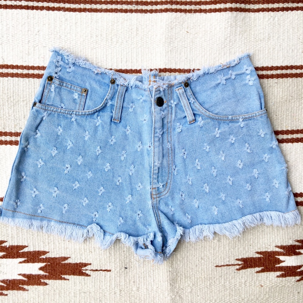 Vintage Denim Cut Off Shorts
